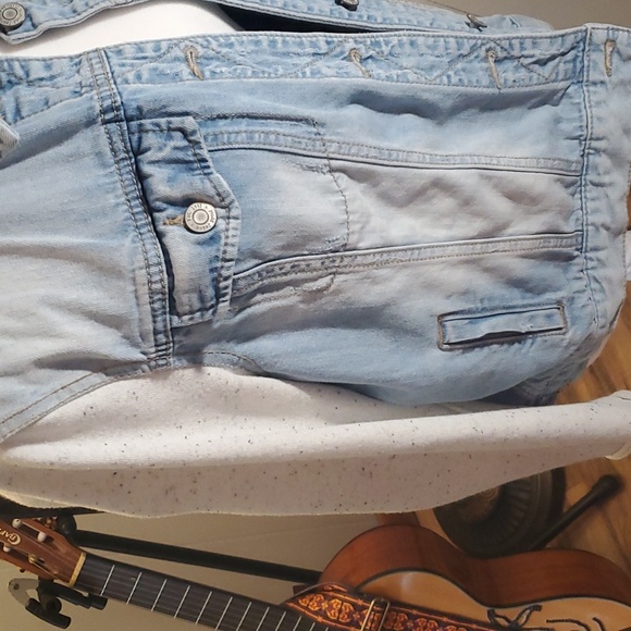 Women's Mudd Jean Sweater Jacket - Picture 2 of 12